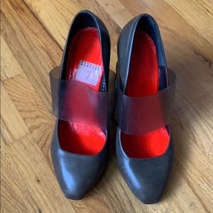 Stephen Venezia Navy Blue Pumps